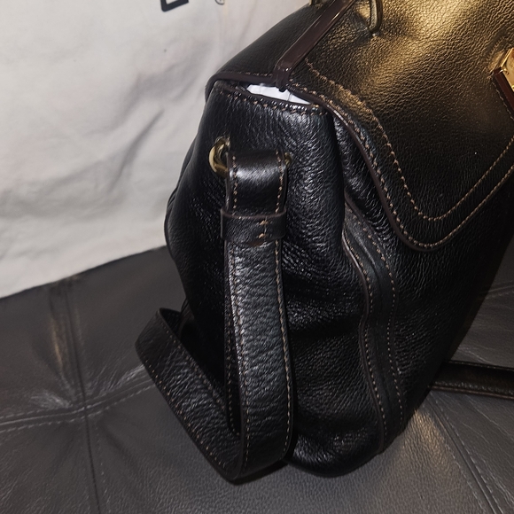 MCM 2 Way Leather Satchel - Picture 5 of 8